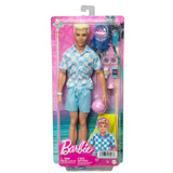 Barbie-Ken Plage-Poupée blonde short de bain et accessoires de plage HPL74