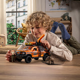 Figurine Aventures en 4x4 dans la jungle, Schleich 42720 Gamme Wild Life