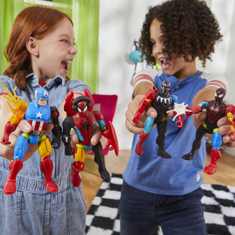 MixMashers SpiderMan, figurine 12 cm personnalisable a mélanger et combiner avec accessoires, Marvel, des 4 ans