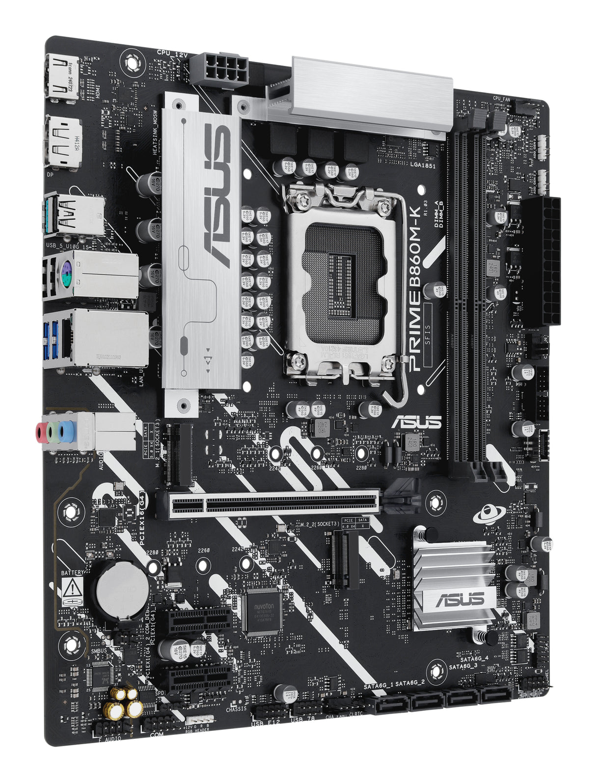 Carte mere - ASUS - PRIME B860M-K - Intel B860 LGA 1851 (Socket V1) micro ATX