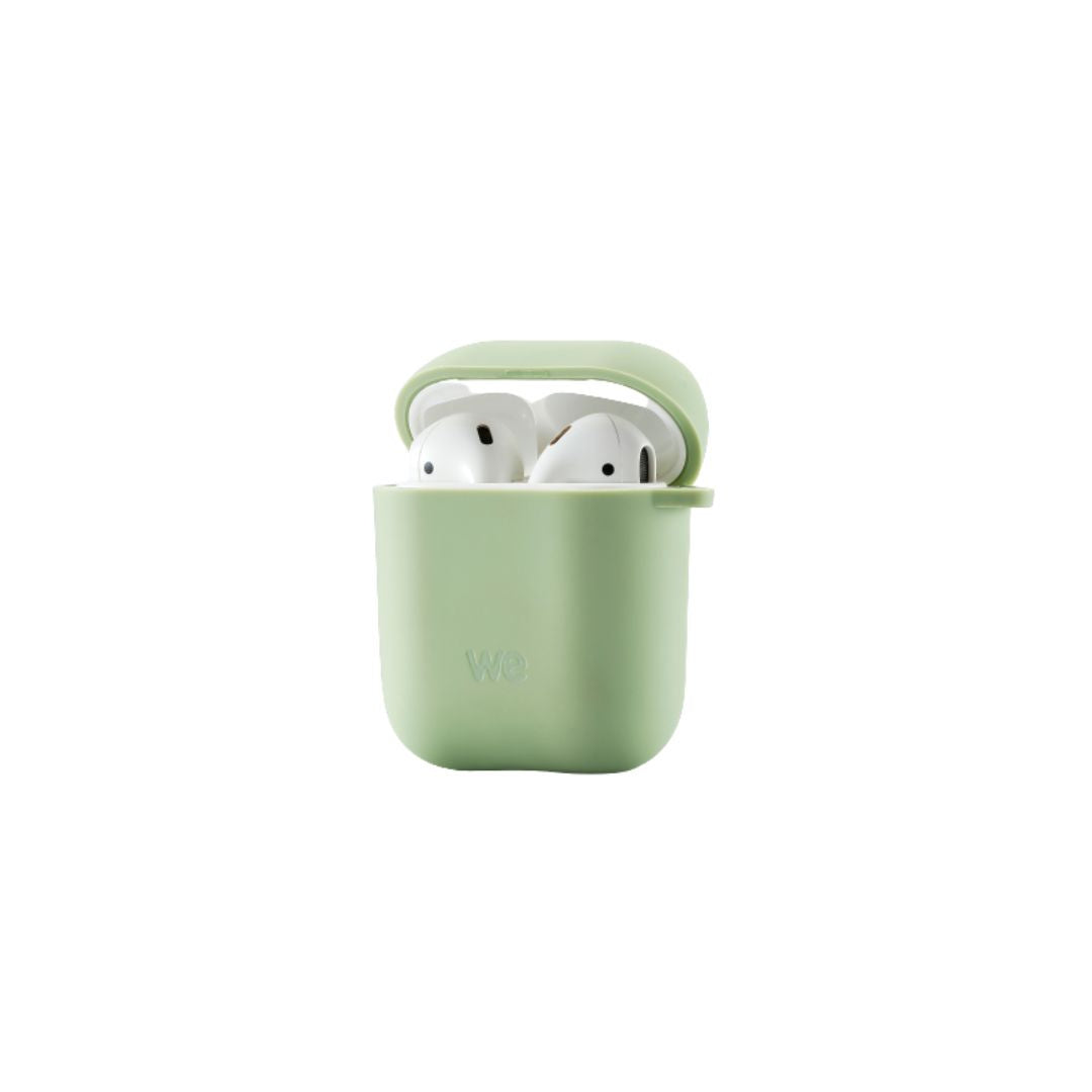 WE POP Coque silicone souple Airpods 2ème génération - COLORIS VERT