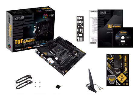 Carte mere - ASUS - TUF GAMING B550M-PLUS WIFI II - AMD B550 - Emplacement AM4 micro ATX