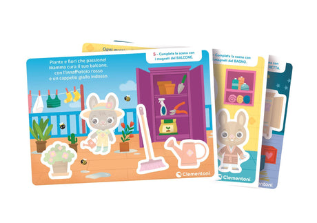 CLEMENTONI - Mallette magnétique - Mots et objets - Apprentissage - Des 2 ans