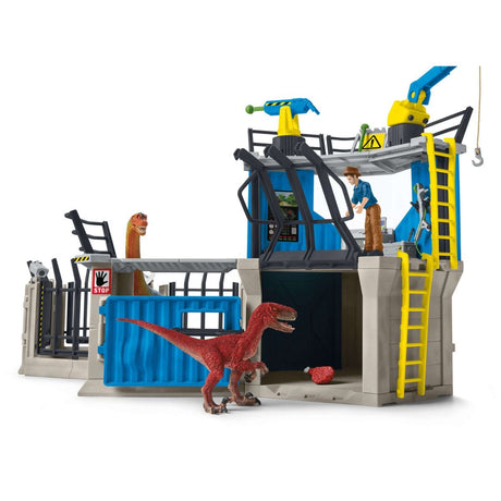 Grande station de recherche Dino, coffret de 72 pieces, jouets, Des 5 ans, Schleich 41462 Dinosaurs