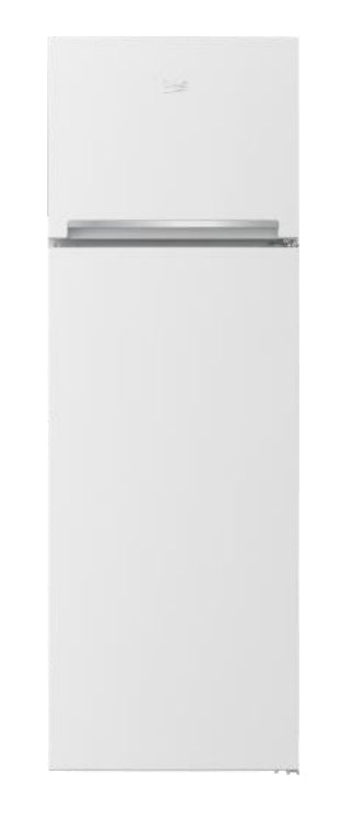 Réfrigérateur congélateur en haut - BEKO - RDSA310M40WN - 306 L - Froid Brassé - Classe E - 175x59,5x59,2 - Blanc