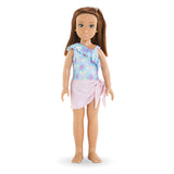 Coffret Zoé a la plage - COROLLE GIRLS - Poupée mannequin - 5 accessoires - 28 cm - Des 4 ans