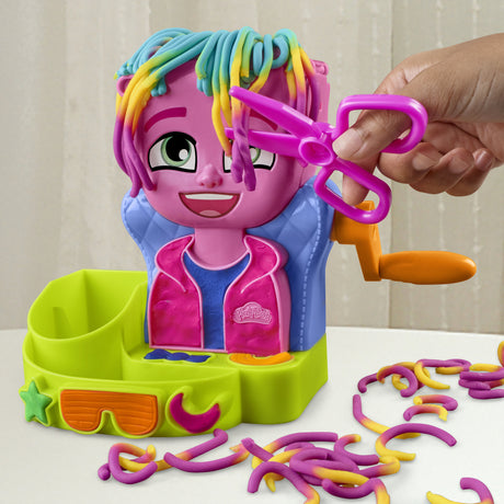 Play-Doh Salon de coiffure, coffret de pâte a modeler avec 6 pots, Classique, des 3 ans