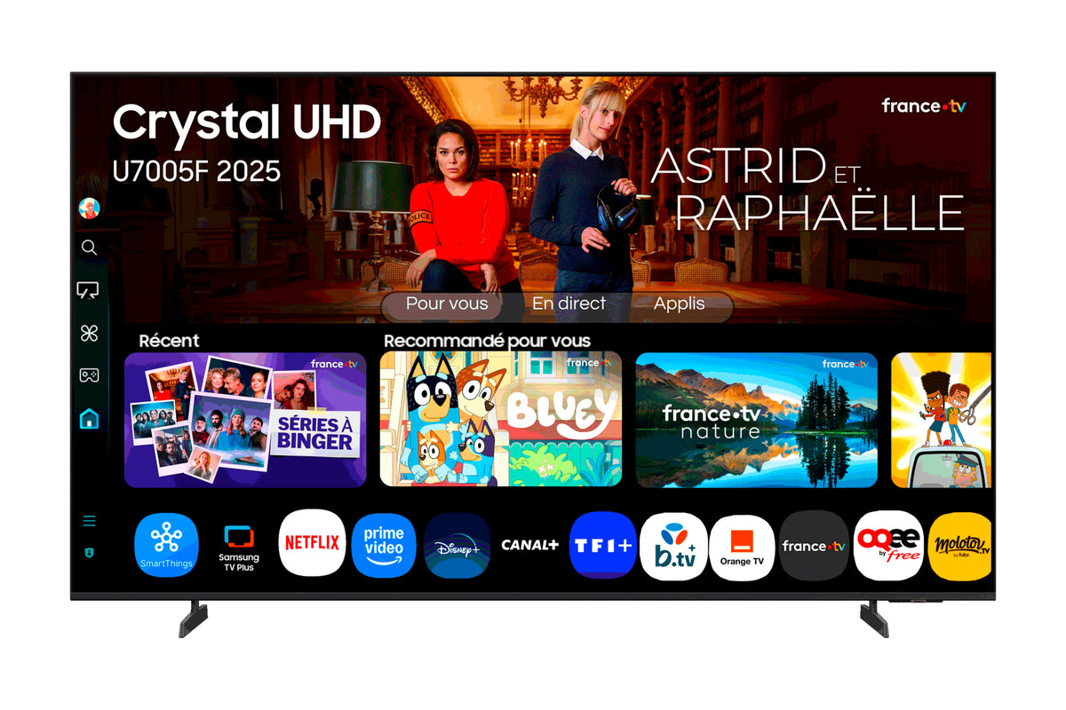 Samsung 85U7005F - TV LED 85 (216 cm) - 4K UHD 3840x2160 - HDR10+ - Smart TV - Gaming Hub - 3xHDMI - WiFi