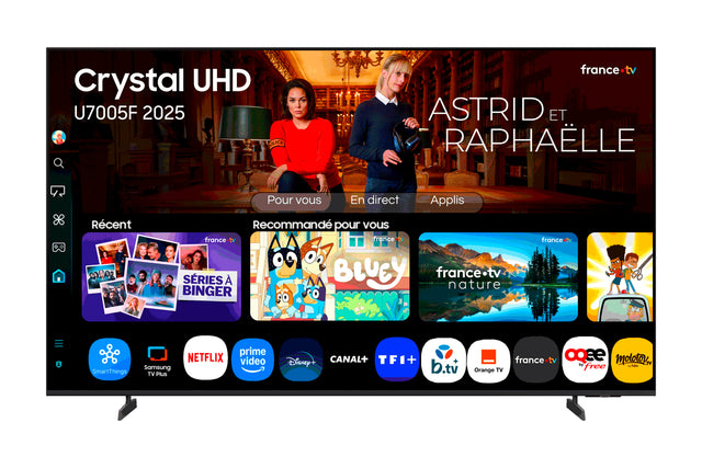 Samsung 85U7005F - TV LED 85 (216 cm) - 4K UHD 3840x2160 - HDR10+ - Smart TV - Gaming Hub - 3xHDMI - WiFi