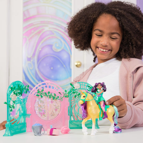 SPIN MASTER PLAYSET MINI POUPEE AVA ET LEAF COLOR REVEAL Unicorn Academy