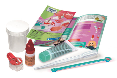 Clementoni - Sciences et Jeu - Mini Labo des ongles - Crée ton propre vernis a ongles - Des 8 ans