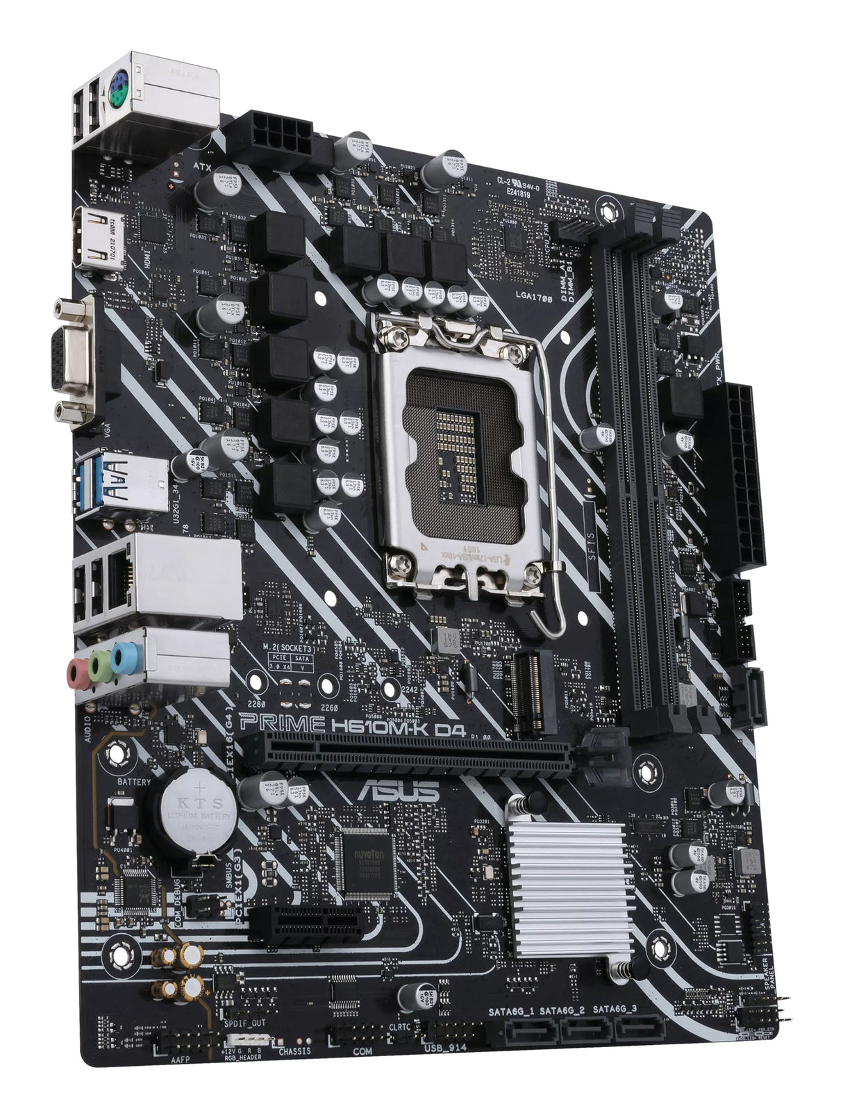 Carte Mére Asus Prime H610M-K D4 (Intel LGA 1700) Micro ATX