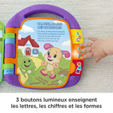 Fisher-Price - Livre Interactif Comptines - Livre bébé - 6 mois et + CDH39