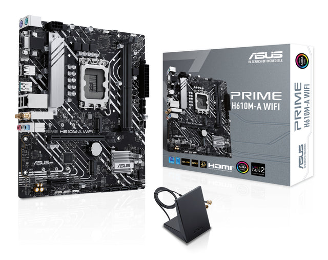 Carte Mère Asus Prime H610M-A WiFi DDR5 (Intel LGA 1700) Micro ATX