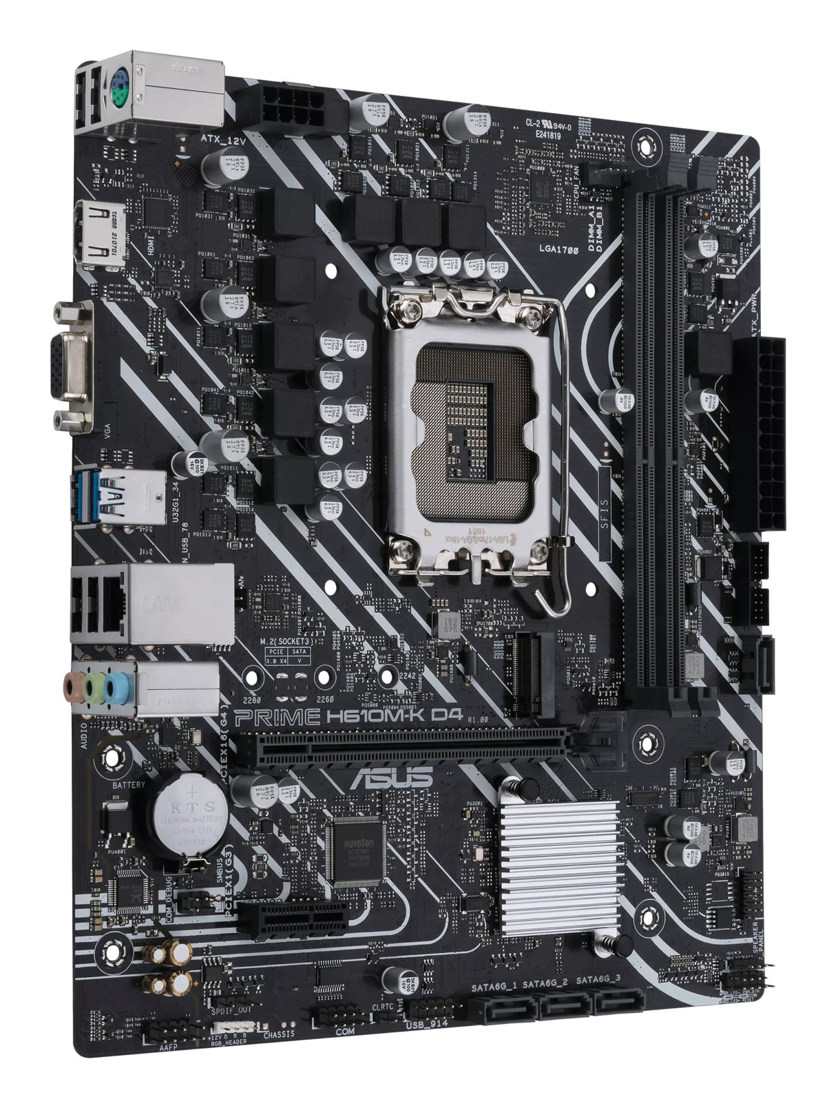 Carte Mére Asus Prime H610M-K D4 (Intel LGA 1700) Micro ATX