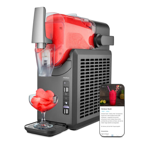 Machine a boissons glacées et granitées MEDION - MD12090 - Capacité 2,6L - 5 programmes - 200W