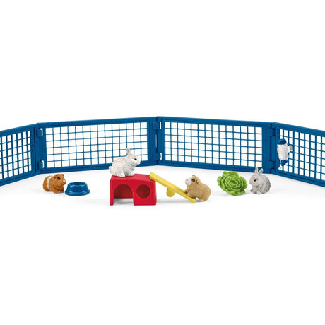 Maison pour lapin et cochons d'inde, coffret figurine et accessoires,  Cadeau pour Garçons et Filles - Jouet 3 Ans et + -schleich