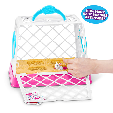 Jeu interactif - ZURU - PETS ALIVE Mama Bunny & Baby - Lapin sonore - 10 sons - Bébés surprises