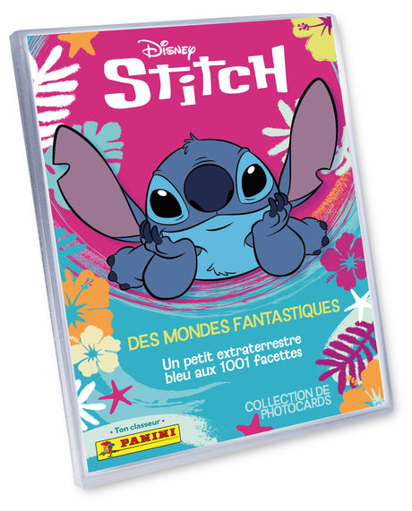 Pack de démarrage - PANINI - STITCH PHOTOCARDS - Classeur + 3 pochettes - 15 cartes