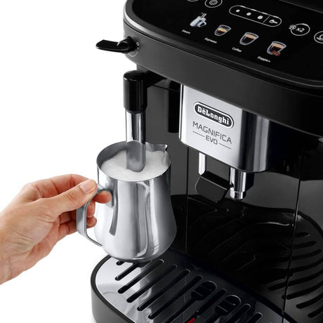 Machine expresso broyeur - De'Longhi - Magnifica evo - ECAM290.22.B - 4 recettes - Noir