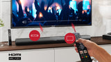Barre de son SHARP HT-SB100 -Bluetooth 5.1 - 75W - HDMI - Noir