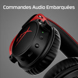 Casque Gamer sans fil HyperX Cloud Alpha (Noir/Rouge)