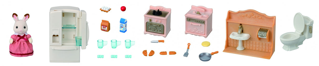 Le  set d'ameublement cosy cottage et maman - Sylvanian Families - 5449