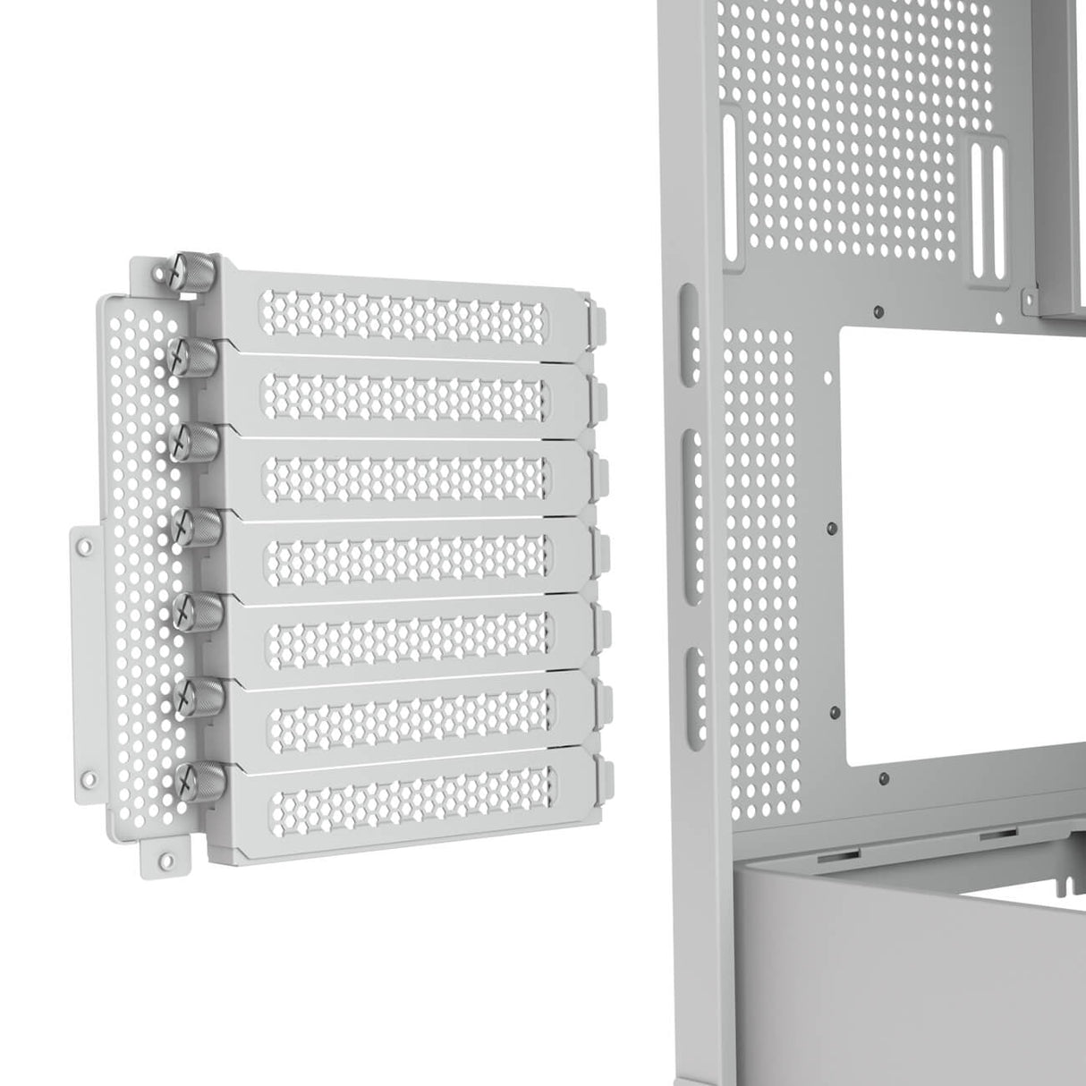 Boitier Moyen Tour E-ATX Cougar FV270 RGB avec panneaux vitrés (Blanc)