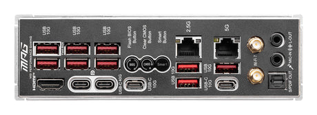 Carte mere - MSI - MPG X870E CARBON WIFI - Wi-Fi 7, 5G LAN, USB 40 Gb/s, LED RGB, PCIe supplémentaire