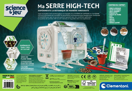 Ma serre high-tech - Clementoni - Science & Jeu - Jeux Scientifiques