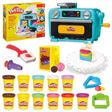 Play-Doh Ma jolie part de gâteau, four jouet, accessoires de cuisine factices et 11 pots de pâte a modeler, des 3 ans