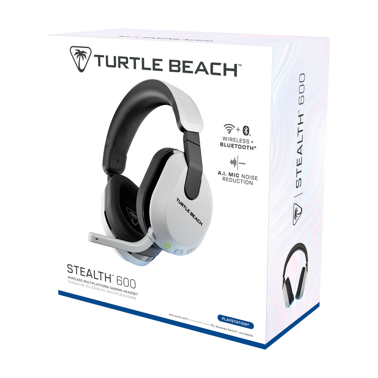 Casque de gaming multi-plateforme sans fil - TURTLE BEACH - Stealth™ 600 PS (Gen 3) - Blanc