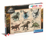 CLEMENTONI Puzzle104 pieces Jurassic World