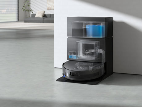 ECOVACS X11 PRO OMNI - Robot Aspirateur Laveur avec Blast - 19500 Pa - PowerBoost Ultra-Rapide - OZMO Roller 2.0 - ZeroTangle 3.0