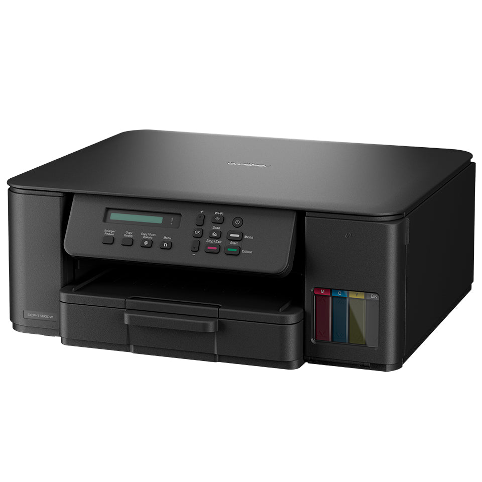 Imprimante multifonction - BROTHER - DCP-T580DW - 3-en-1 - Wi-Fi et Wi-Fi direct - Jet d'encre - A4 Tank