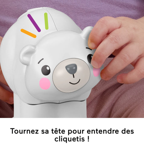 Fisher-Price - Ours polaire a poursuivre - Jouet d'éveil pour bébé - Fisher-Price - JDL63
