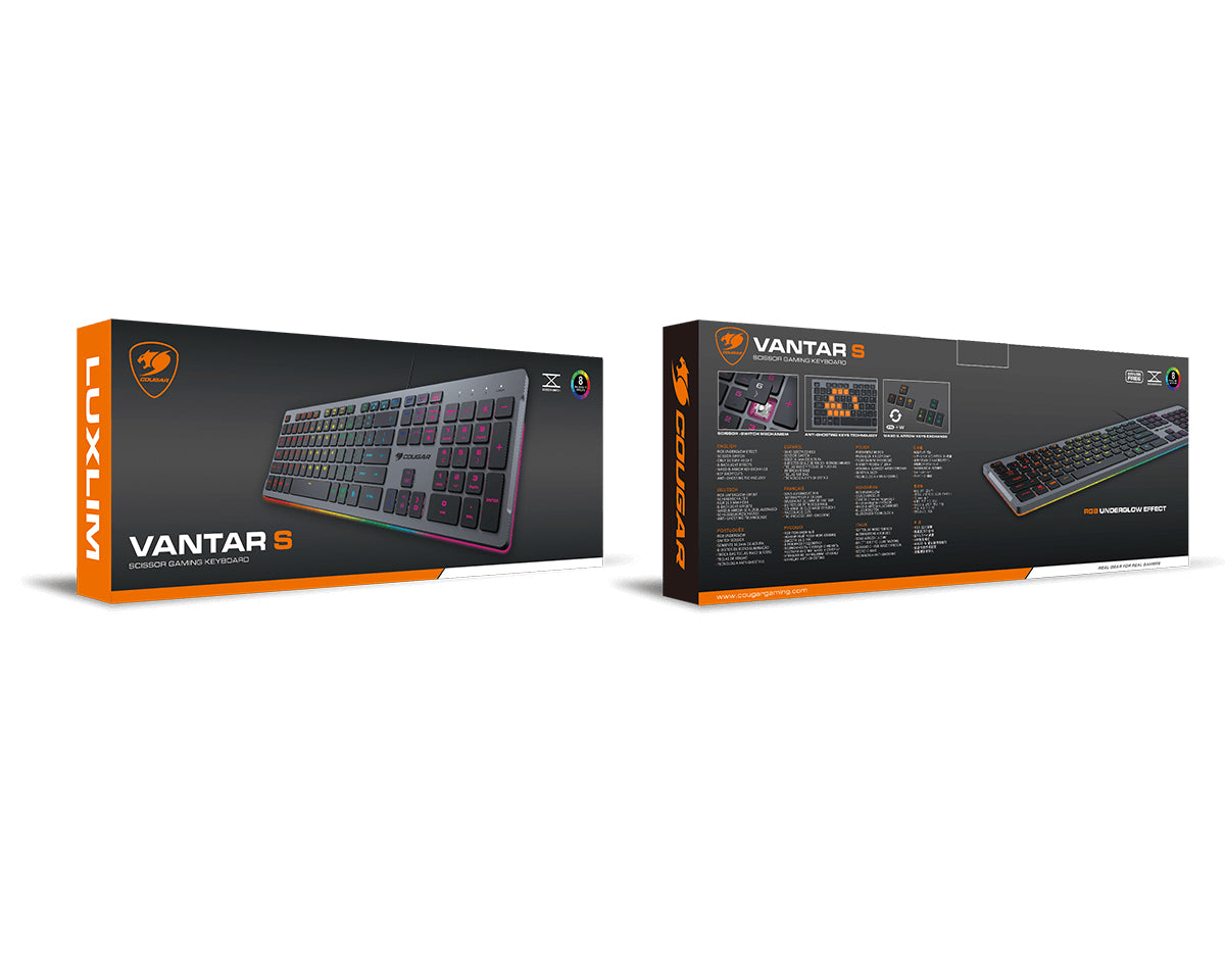 Clavier Gamer Cougar Vantar S RGB (Noir)
