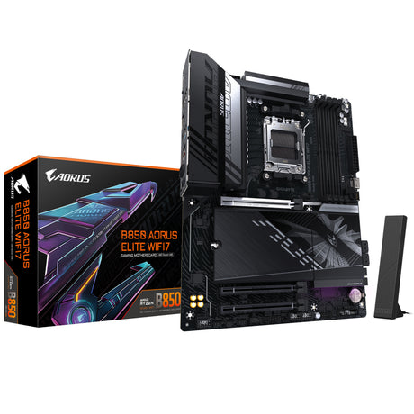 Carte mere - GIGABYTE - B850 AORUS ELITE WIFI7 - Socket AM5 - DDR5 - Wi-Fi 7