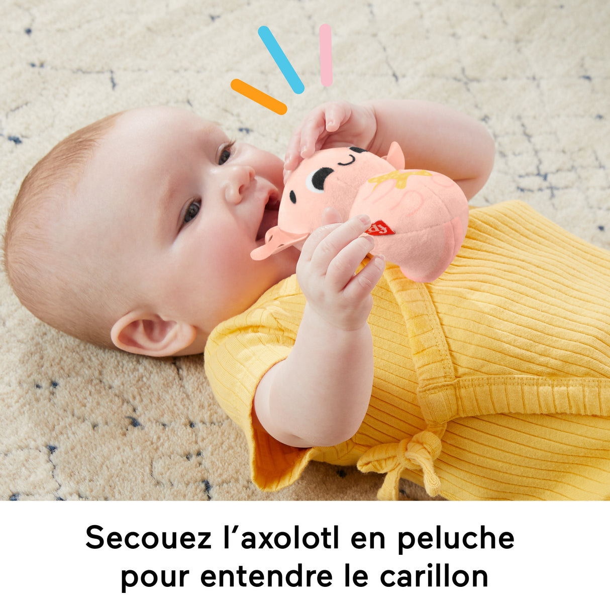 Fisher-Price-Les Sens en éveil - Coffret 4 jouets sensoriels pour bébé - Fisher-Price - HRB17