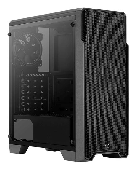 Boitier Moyen Tour ATX AeroCool Ore-G Saturn V1 RGB avec panneau vitré (Noir)