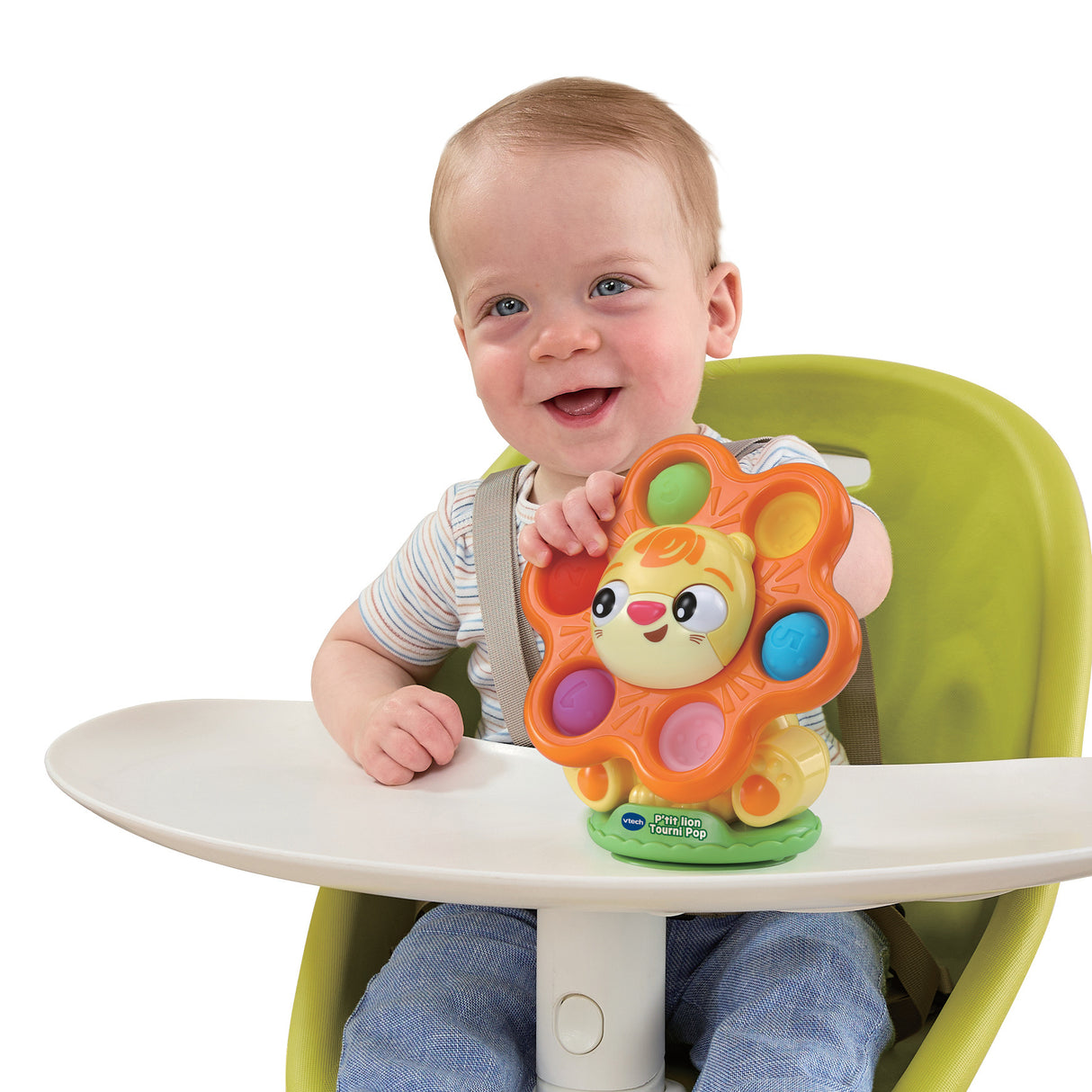 VTECH P'TIT LION TOURNI POP (PLASTIQUE REUTILISE)