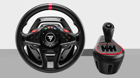 Volant gaming - THRUSTMASTER - T128 X SHIFTER PACK - Pour Xbox Series XS Xbox One et PC - Noir et Rouge