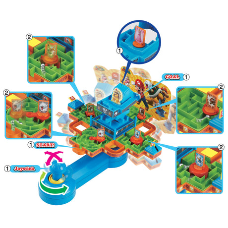 Jeu de société - EPOCH - Super Mario Maze Game DX - 1 joueur ou plus - Enfant - Mario