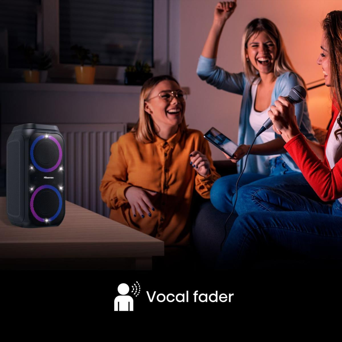 Enceinte nomade - HISENSE - Bluetooth - Max 160 W