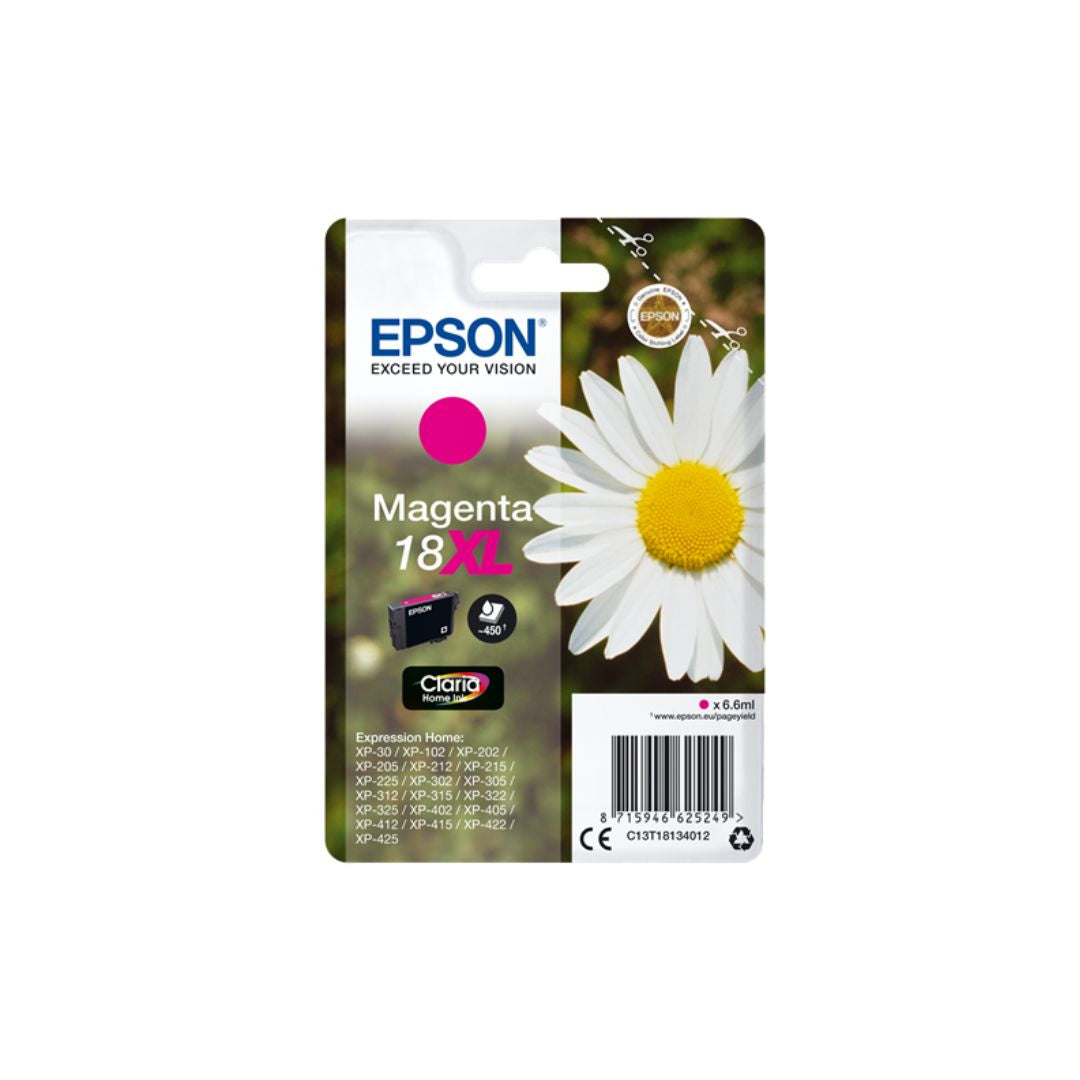 EPSON Cartouche P querette 18XL Encre Claria Home Magenta XL 6,6ml