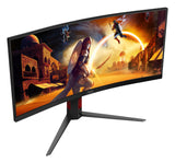 Ecran PC Gamer incurvé - AOC - 34'' - WQHD - 180Hz - Dalle Fast VA - 0,5ms - Réglable en hauteur - CU34G4