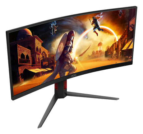 Ecran PC Gamer incurvé - AOC - 34'' - WQHD - 180Hz - Dalle Fast VA - 0,5ms - Réglable en hauteur - CU34G4