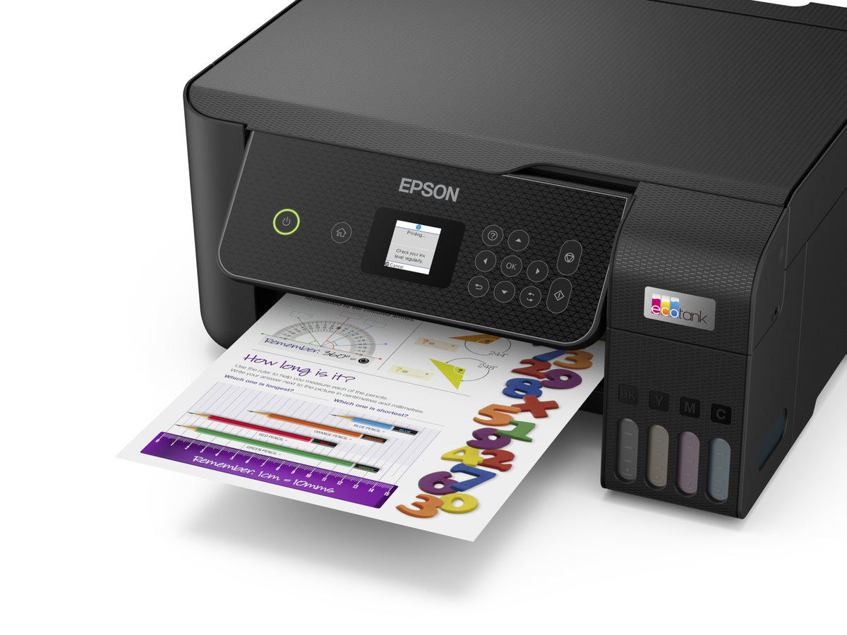 Imprimante multifonction A4 - EPSON - Ecotank ET-2870 - Wi-Fi - Réservoirs d'encre - 3 ans d'encre inclus