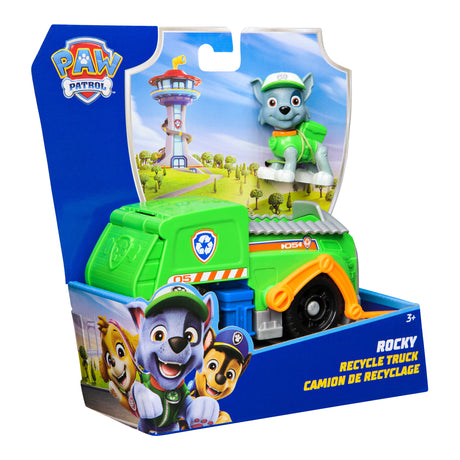 SPIN MASTER VEHICULE + FIGURINE ROCKY La Pat' Patrouille
