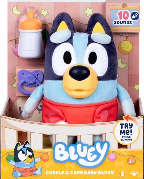 Peluche - BLUEY - Bébé Bluey - 28 cm - Des 3 ans